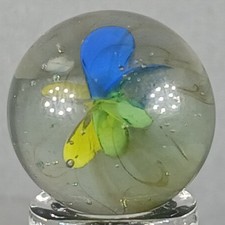 Vintage Imported Hybrid Cat's Eye Marble .60 Inches Near-Mint Condition
