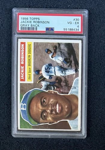 1956 Jackie Robinson [Gray Back] #30