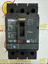 Square D JJL36175 175 Amp 3 Pole 600V PowerPact  Circuit Breaker Tested