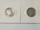 Lot of 2 Buffalo Nickels - 1919 and 1919 S - Circulated