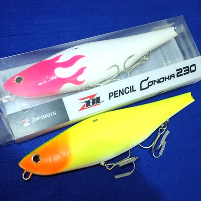 ZIP BAITS ZBL Pencil Conoha 230F X2 #1 JDM Big Bait Fishing Lures Lot