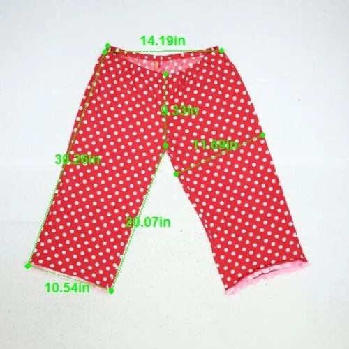 Pantalones de pijama Jenni By Jennifer Moore para mujer lisos rojos blancos a lunares XL Foto 2 de 4