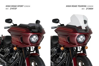 Low Rider Windscreen Motorcycle Windscreen Puig High-Road Sport Windscreen For Harley ...