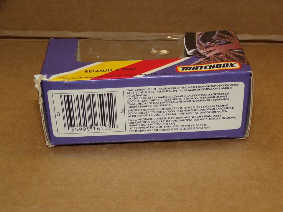 VINTAGE MATCHBOX JAMES BOND 007 RENAULT 11 TAXI ~ NEW OLD STOCK ! - Image 4 of 4