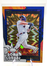 2024 Donruss Francisco Alvarez Bomb Squad BLUE Xplosion #'D 24/49 SSP NY Mets