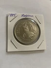 1985 Regina SK CANADA Trade DOLLAR  North West Rebellion Metis Riel Dumont BU