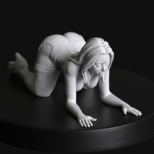 Slave Girl 75b - 28mm Scale Resin Miniature by Manufaktura Miniatures