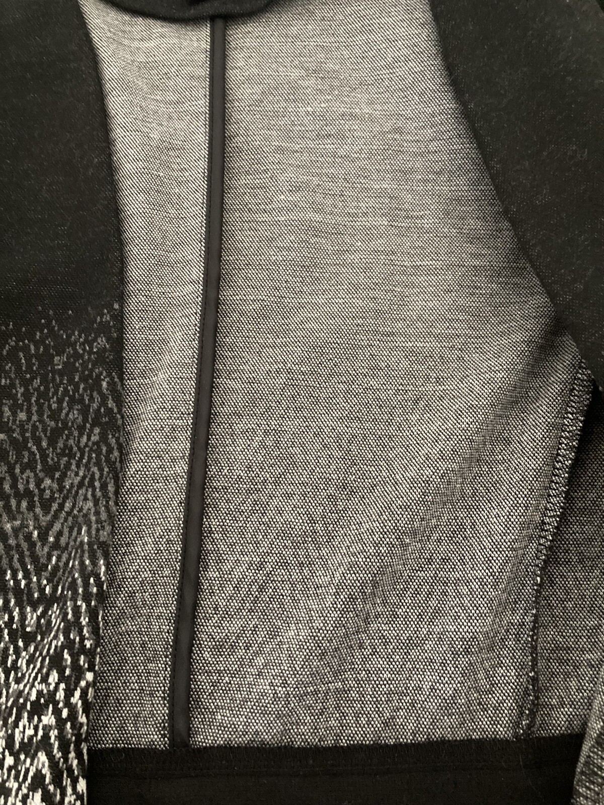 Grace Elements Blazer Jacket Black Gray Spandex O… - image 8