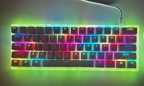 mechanical keyboard - generic, yellow switches