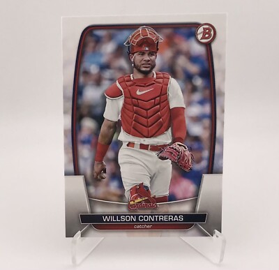 Willson Contreras Topps Bowman 2023 Trading Card Sport MLB Baseball