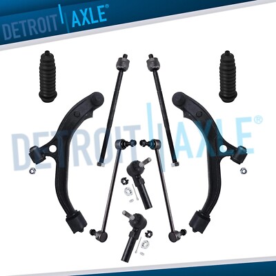 10pc Front Lower Control Arms & Suspension Kit for 96-00 Caravan Town & Country