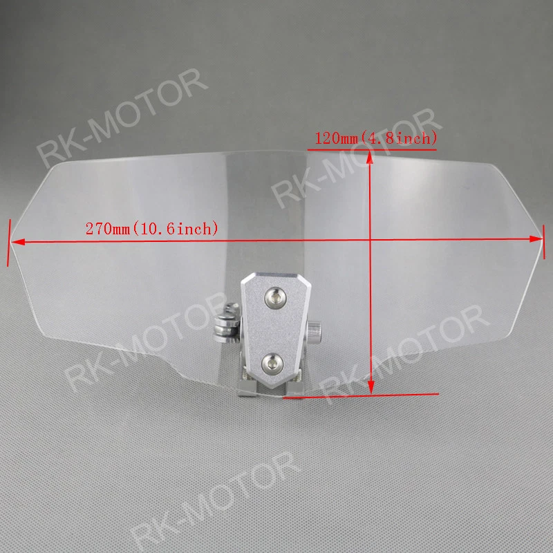 Deflector de parabrisas ajustable apto para Aprilia Caponord 1200 ABS Foto 2 de 4