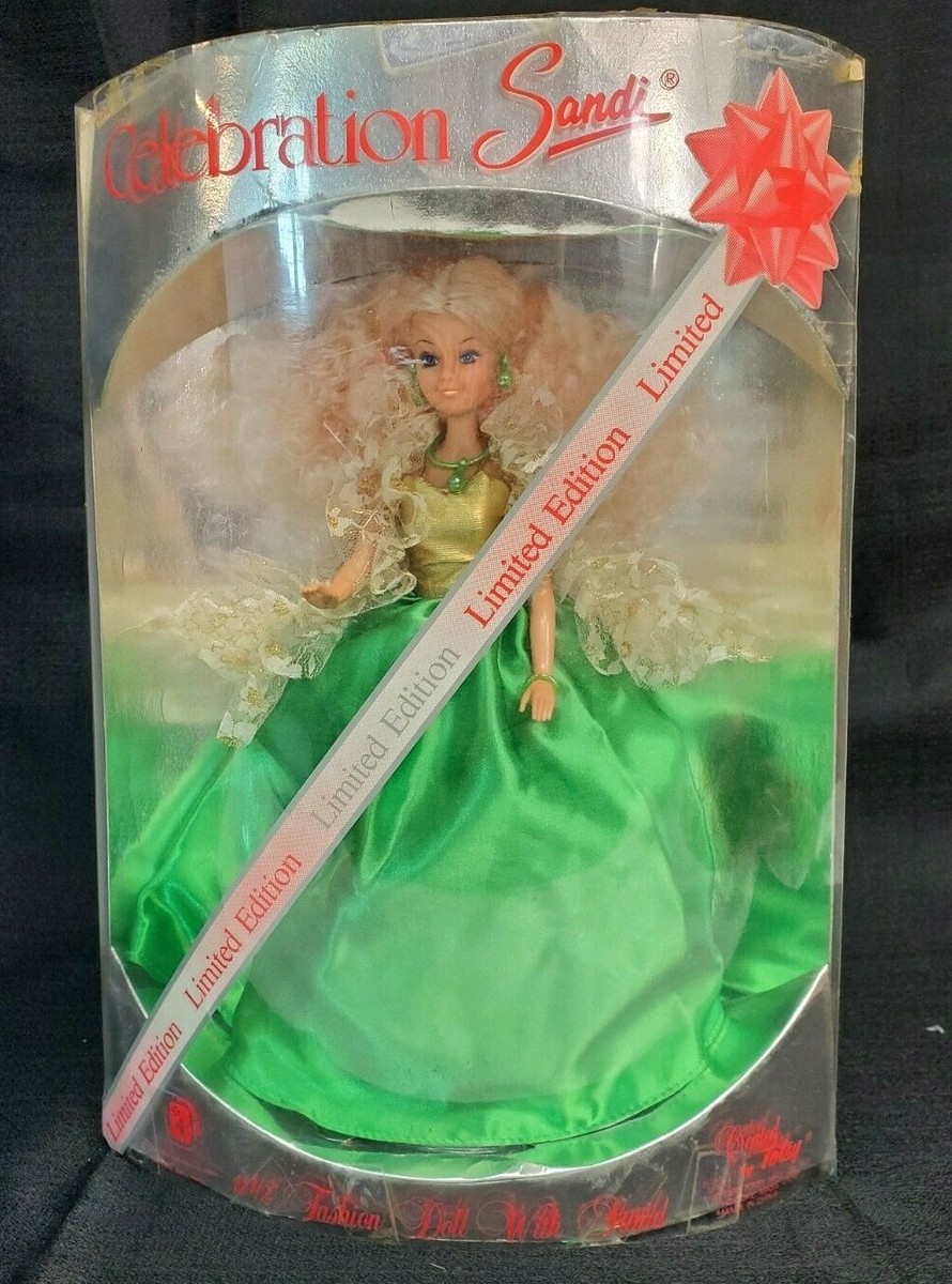 1989 Totsy Holiday CELEBRATION SANDI Limited Edition Fashion Doll