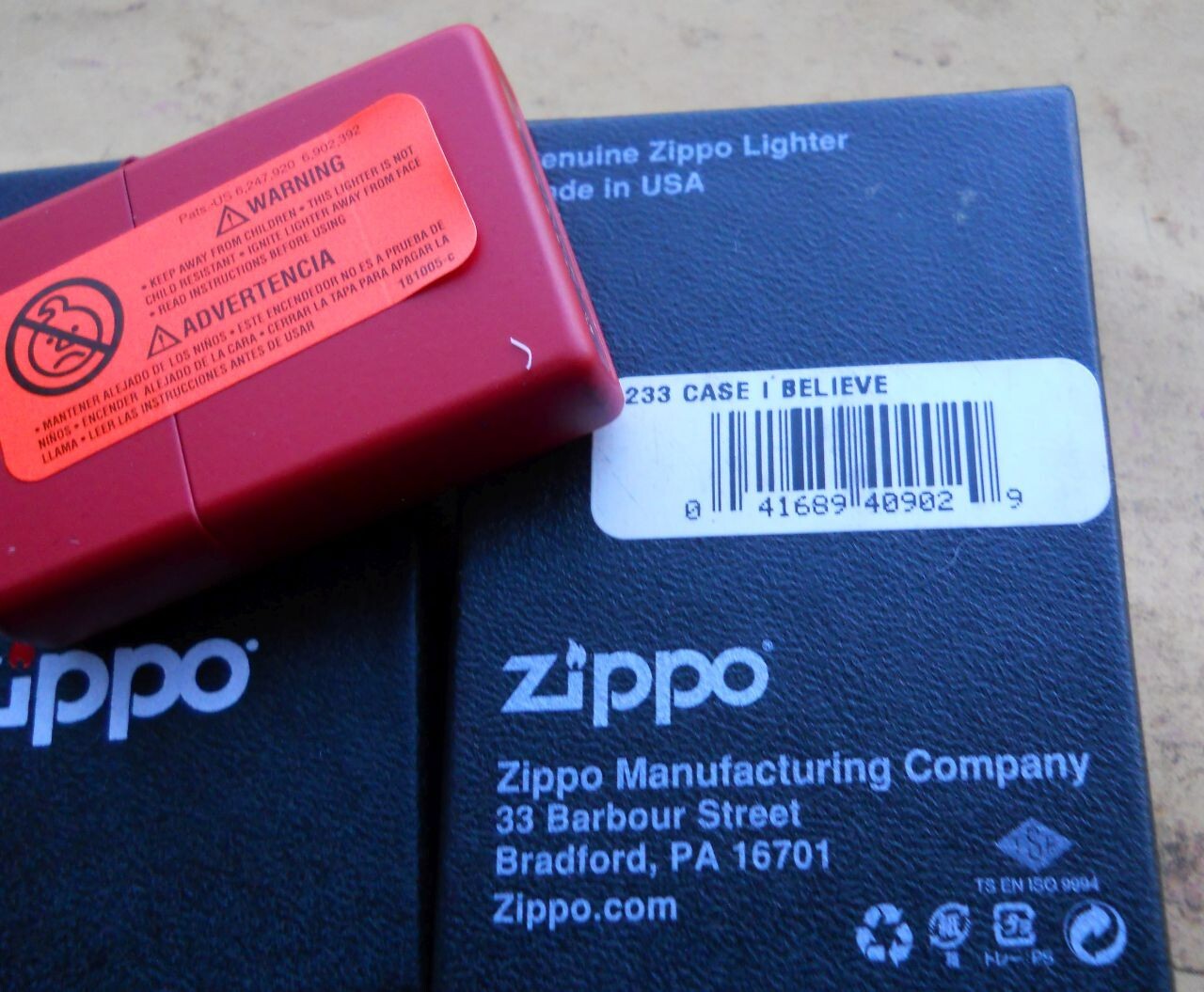 Zippo Lighter Case Cutlery Christmas Theme 2013 eBay