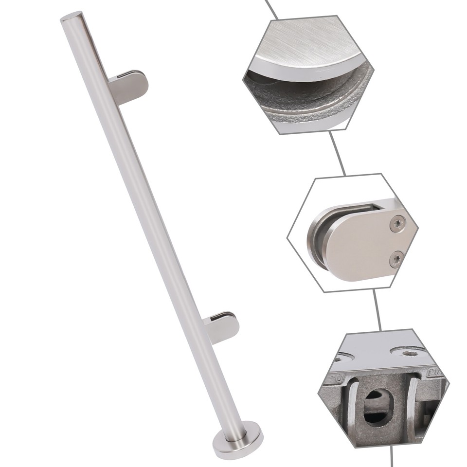 Glass Balustrade Railing Post Stainless Steel Railing Fence Pole