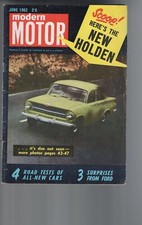MOTOR MAGAZINE , MODERN MOTOR , JUNE 1962