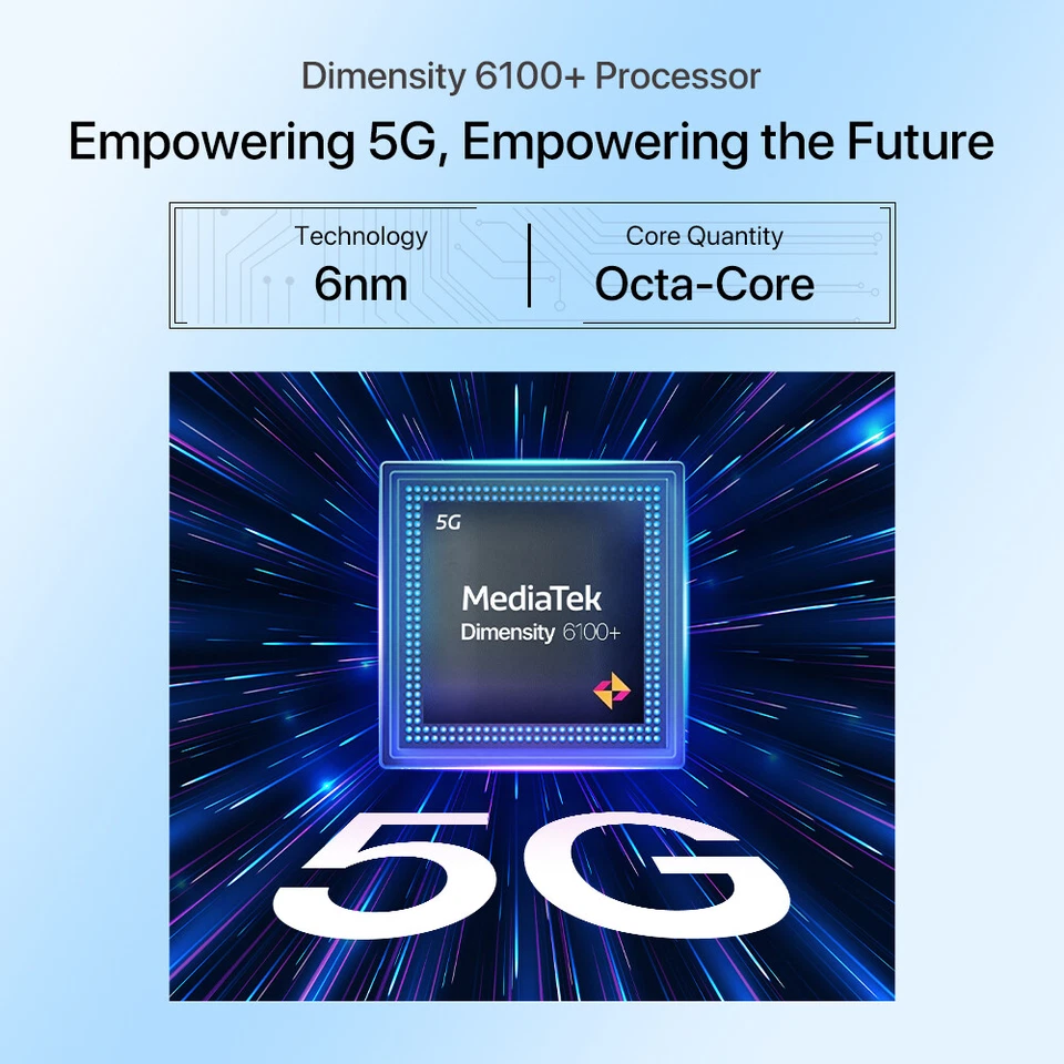 UMIDIGI G6 5G 12GB RAM 128GB 6.57" Dual SIM 50MP NFC Smartphone Global Europa - Immagine 4 di 4