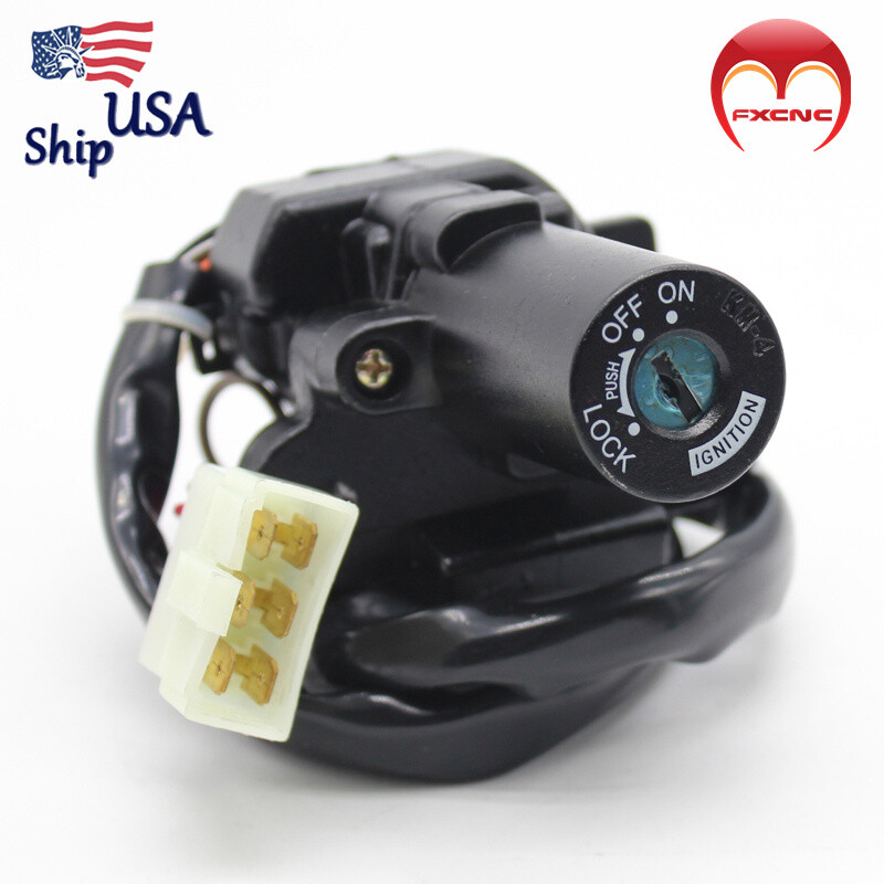 For kawasaki Ninja ZX9R 1994-1996 12V Ignition Switch Lock Keys