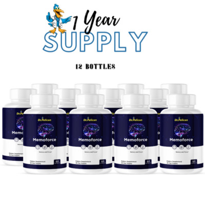 Memoforce- Brain Support- 12 Bottles- 720 Capsules