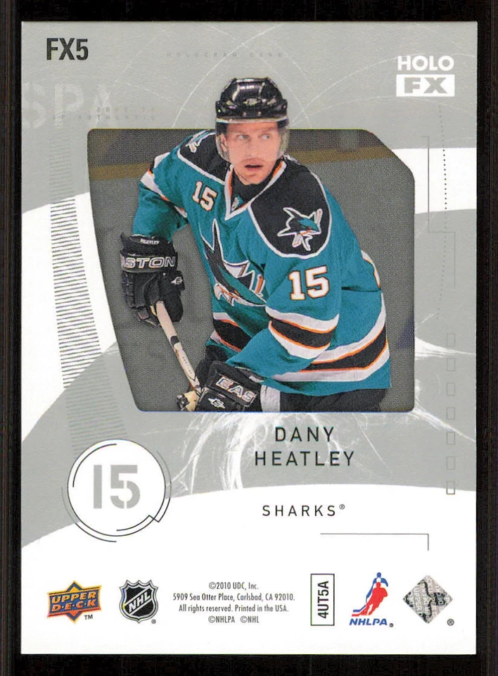 2007-08 SP Authentic Holoview FX #FX5 Dany Heatley - Image 2 of 2