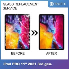 iPad PRO 11 inch 2021 3RD Cracked Screen Front Glass Replacement REPAIR SERVICE