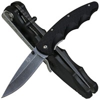 MP9 Einhandmesser Vegard Ii Taschenmesser Stonewashed Design Liner Lock Clip