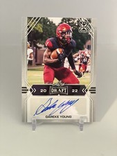 2022 Leaf Draft XRC DAREKE YOUNG AUTO RC #BA-DY1 Seattle Seahawks
