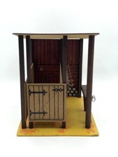 Vintage 70's Marx Gabriel Lone Ranger SIO HORSE STABLE Playset NEW   PU