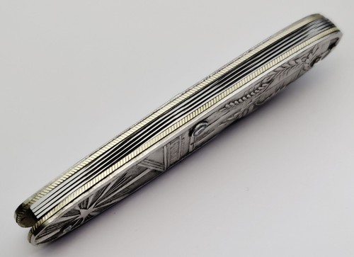 ANCIEN COUTEAU MAÇONNIQUE - Photo 6/8