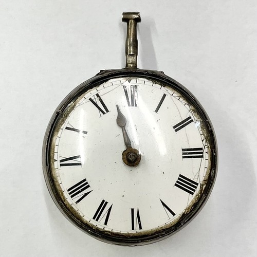 Antique Georgian Sterling Silver Fusee Pocket Watch Phil Pagent London 31355