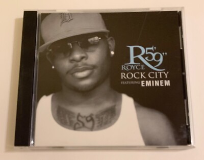 Promo CD Single Royce Da 5 9  Eminem - Rock City (2002) 3 Tracks - Instrumental