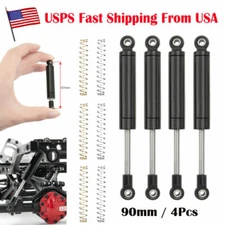 4Pcs 90mm Alloy Metal Shock Absorbers For SCX10 Wraith TF2 TRX4 1/10 RC Car US