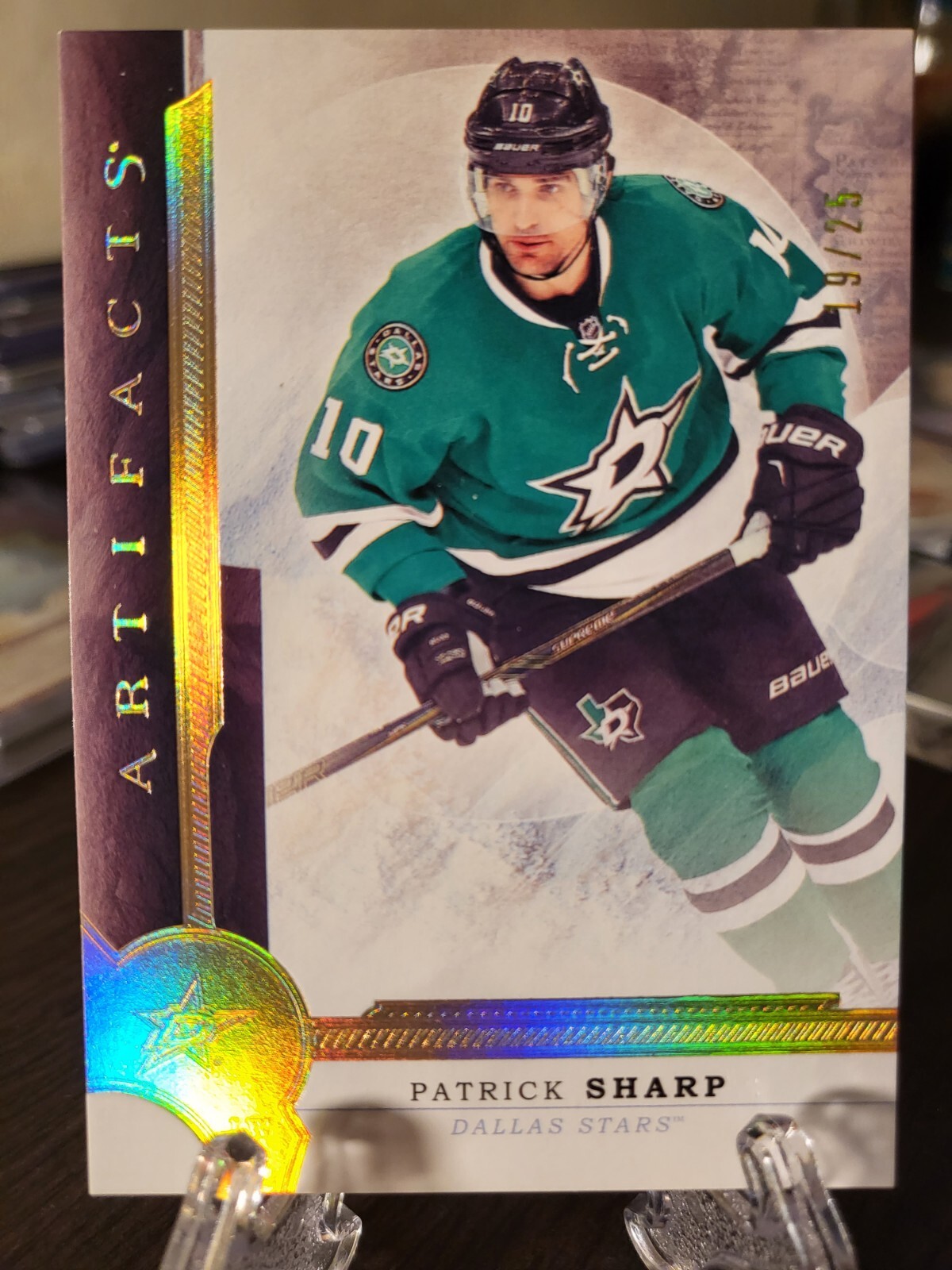 2016-17 Upper Deck Artifacts Gold Spectrum /25 Patrick Sharp #90 NHL