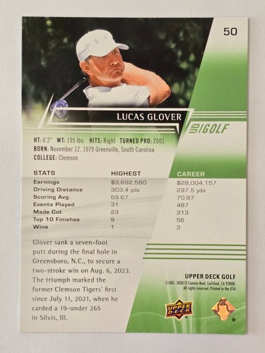 2024 Upper Deck Golf Base--You pick...Complete Your Set! - Bild 48 von 96