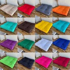 Square Chair Cushions, Square Quilted Pillows, Tie Pillows, Home Pillows, Bistro