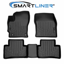 SMARTLINER Custom Fit Floor Mats 2 Row Liner Set 2022-2024 Toyota Corolla Cross