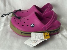 Crocs Kids' Crocband Clog Pink Girls Crocs Size J1