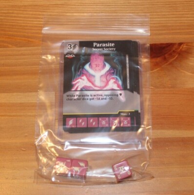 Dice Masters Kryptonite Crisis * PARASITE * RARE Uncommon Set CUR 3 dice