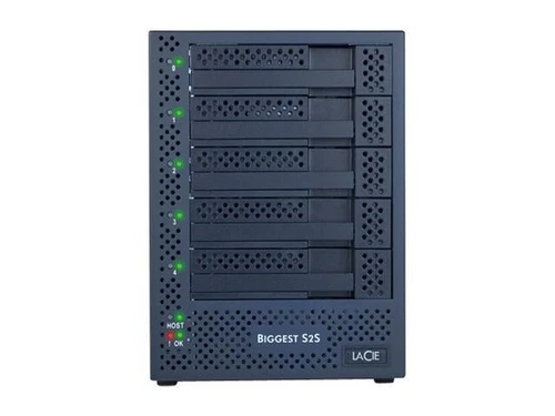 Lacie Biggest S2S 5-Disk SATA II RAID System Tower  5 bays x SATA 3.5