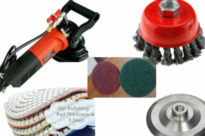 Wet Polisher Grinder sander stone concrete metal stainless steel wood polishing
