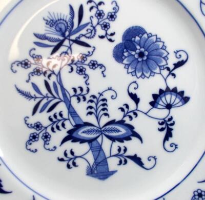 Blue Danube 皿　22センチ×10枚 Blue Danube Japan Dinner Plate Rectangular Backstamp | eBay