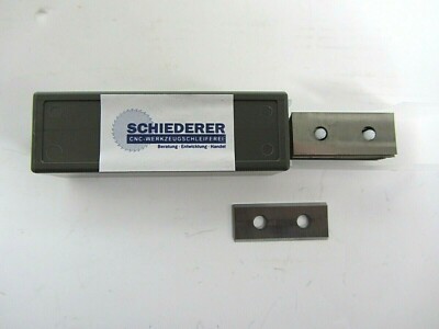 10x HM - Wendeplatten / Wendemesser 30x12x1,5 mm Z2 35° 2 Loch Made in Germany