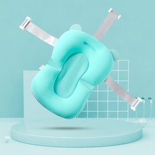 NEW Suspended Baby Bath Mat Net Cushion Pad Blue Pink White Non Slip Easy Use