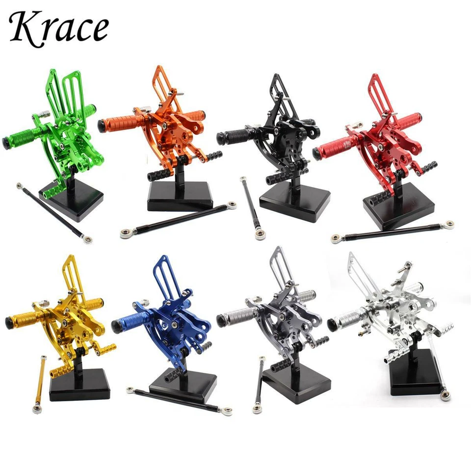 Para Honda CBR900RR 893cc SC28 1992-1999 CC CNC Reposapiés estriberas clavijas palanca Foto 3 de 4