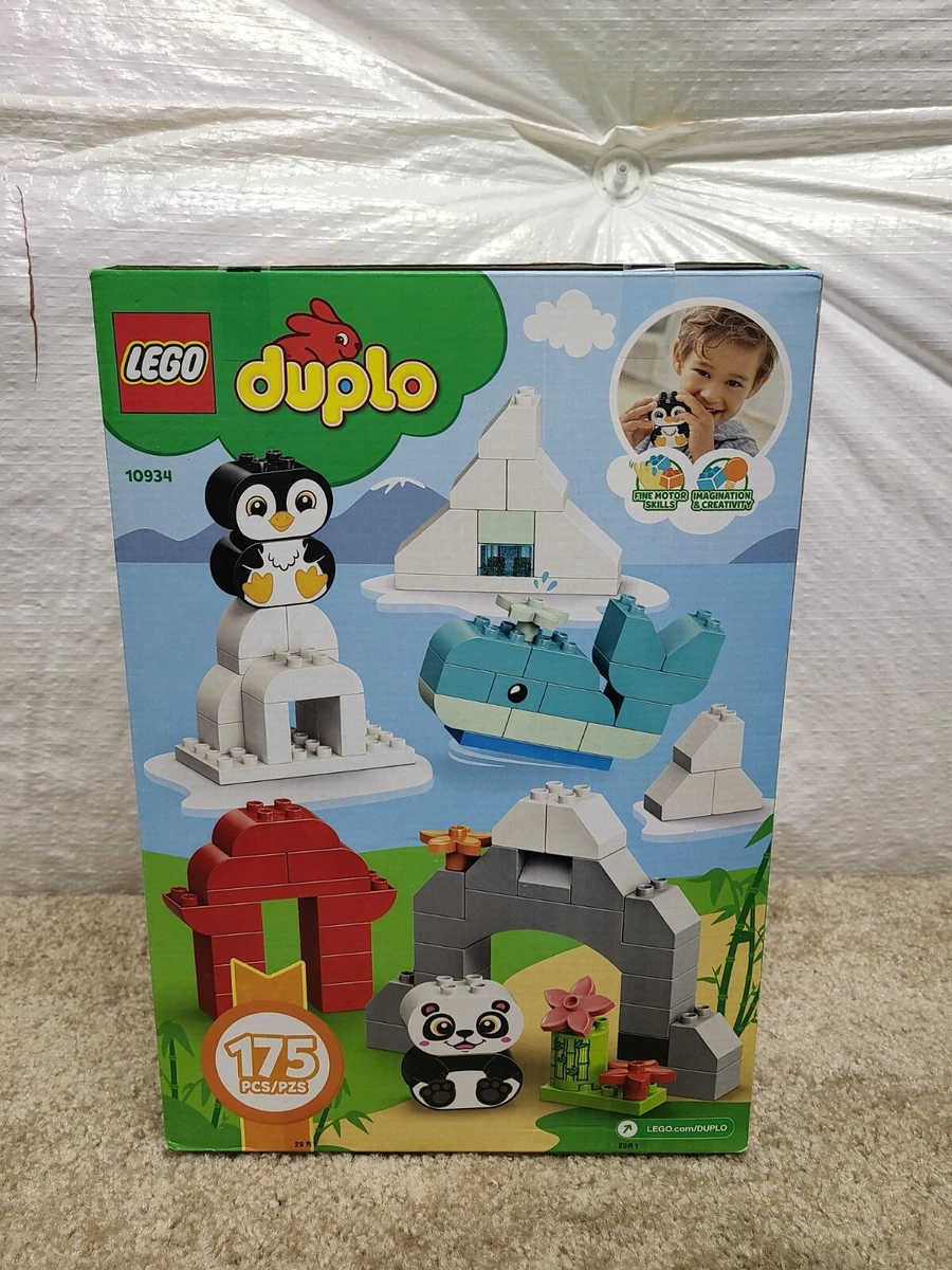 LEGO DUPLO Classic Creative Animals 10934 Building Toy Set (175 Pieces)