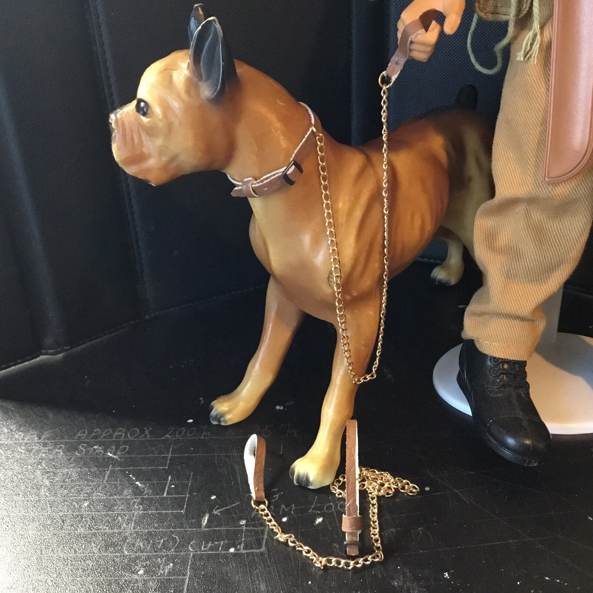 ORIGINAL VINTAGE ACTION MAN Explorer Sledge and Dog Team 1969, Plus 3 Extra Dogs EUR 34,58