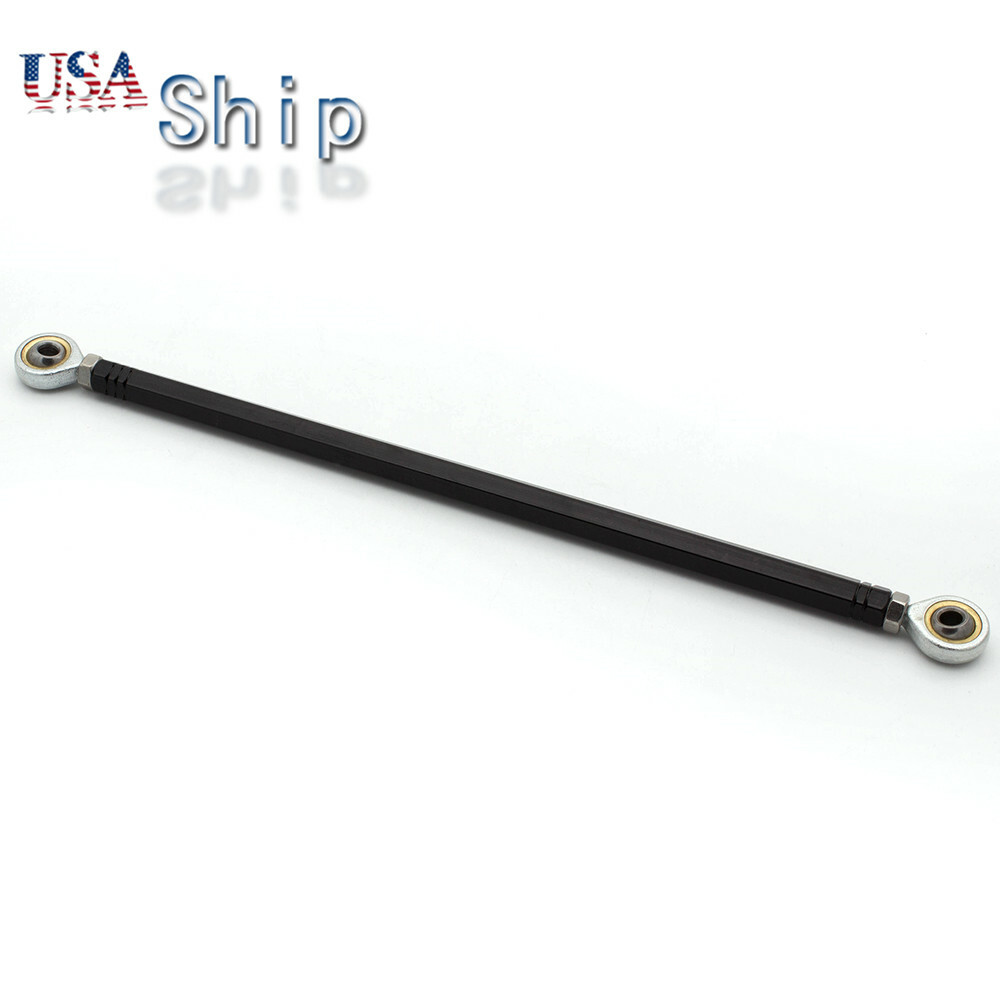 CNC Black Gear Shift Rod Replacement for Racing Rearset Foot Pegs Size 280mm