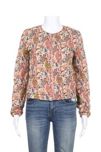 zara pink quilted jacket