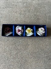 Aynsley Floral Place Card Holders - Hand Painted