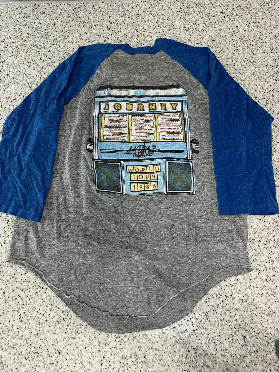 JOURNEY / RAISED ON RADIO ビンテージロックTシャツ Vintage Journey Raised on Radio Mens T Shirt, Shirt For